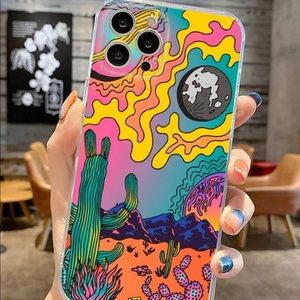 Trippy Cactus iPhone 12 Pro Case